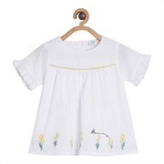 Pack of 1 woven top - white for 3-6 Months