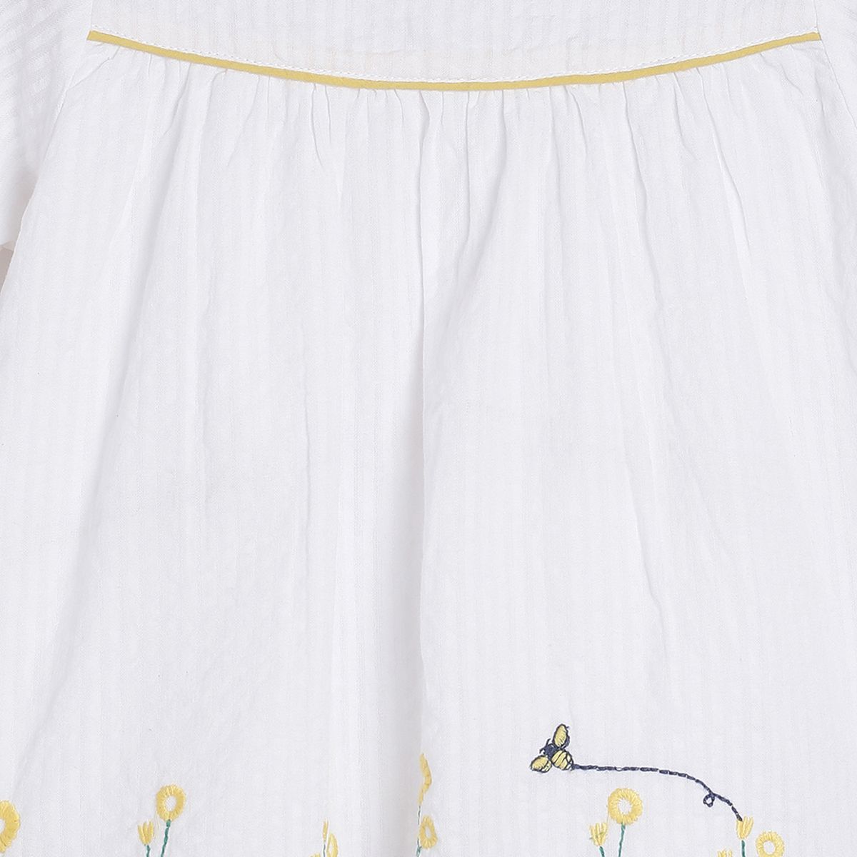 Pack of 1 woven top - white for 3-6 Months