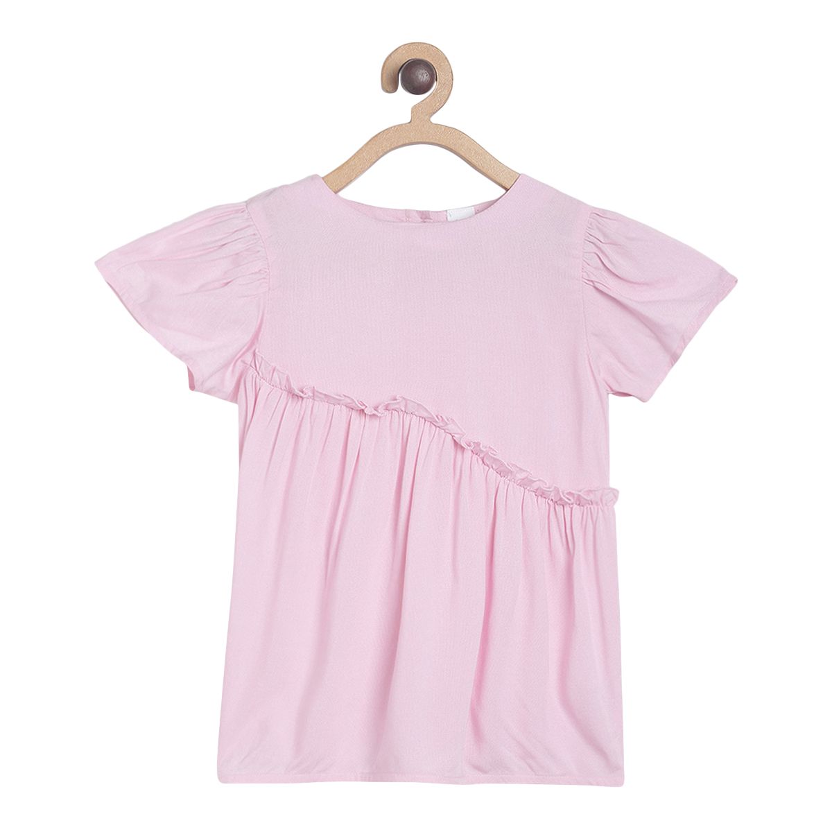 Pack of 1 woven top - pink for 3-6 Months