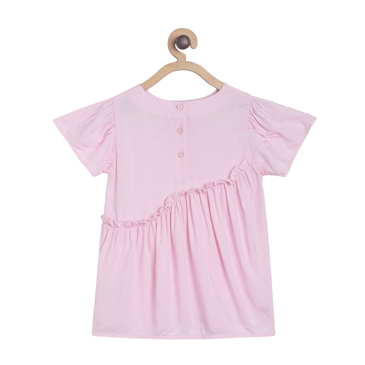 Pack of 1 woven top - pink for 3-6 Months