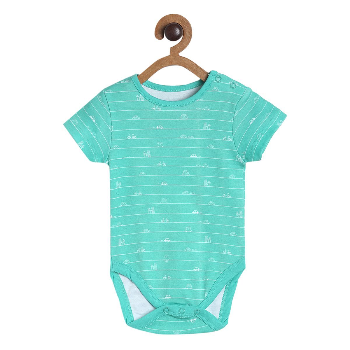 Pack of 3 bodysuit - turquoise green for New Born