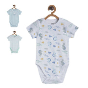 Pack of 3 bodysuit - sky blue for New Born