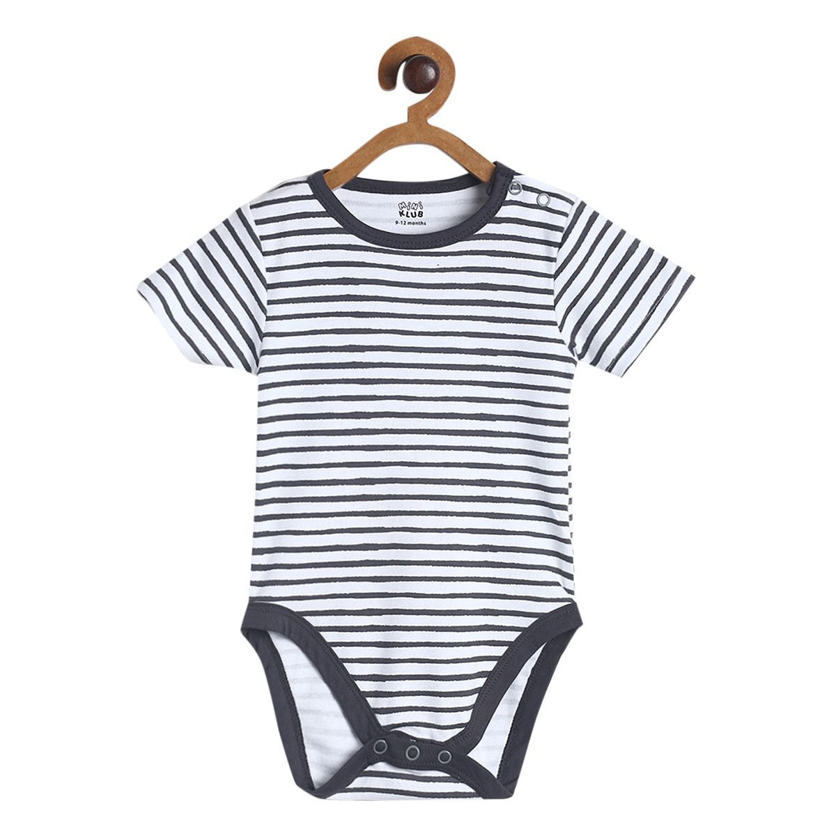 Pack of 3 bodysuit - grey & black for New Born