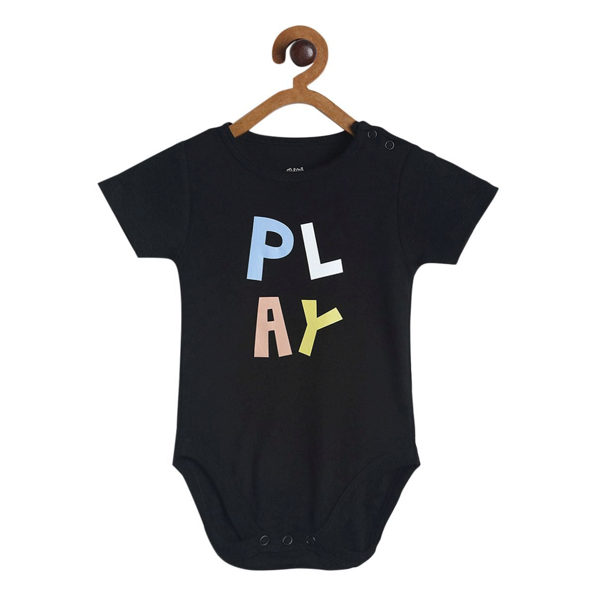 Pack of 3 bodysuit - grey & black for New Born