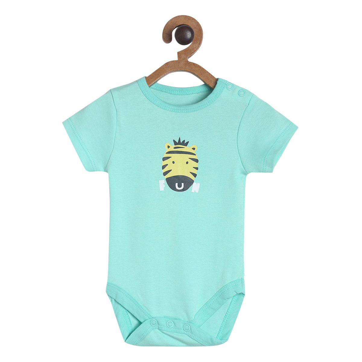Pack of 3 bodysuit - light sky blue & grey for New Born