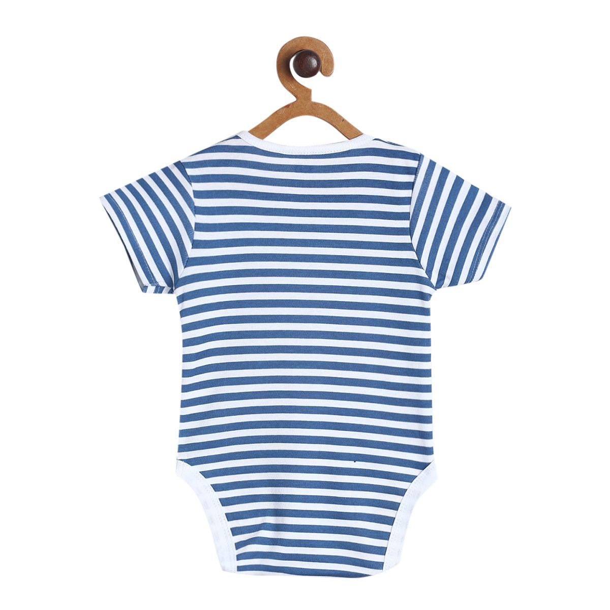 Pack of 3 bodysuit - white & blue for New Born