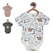 Pack of 3 bodysuit - white for New Born