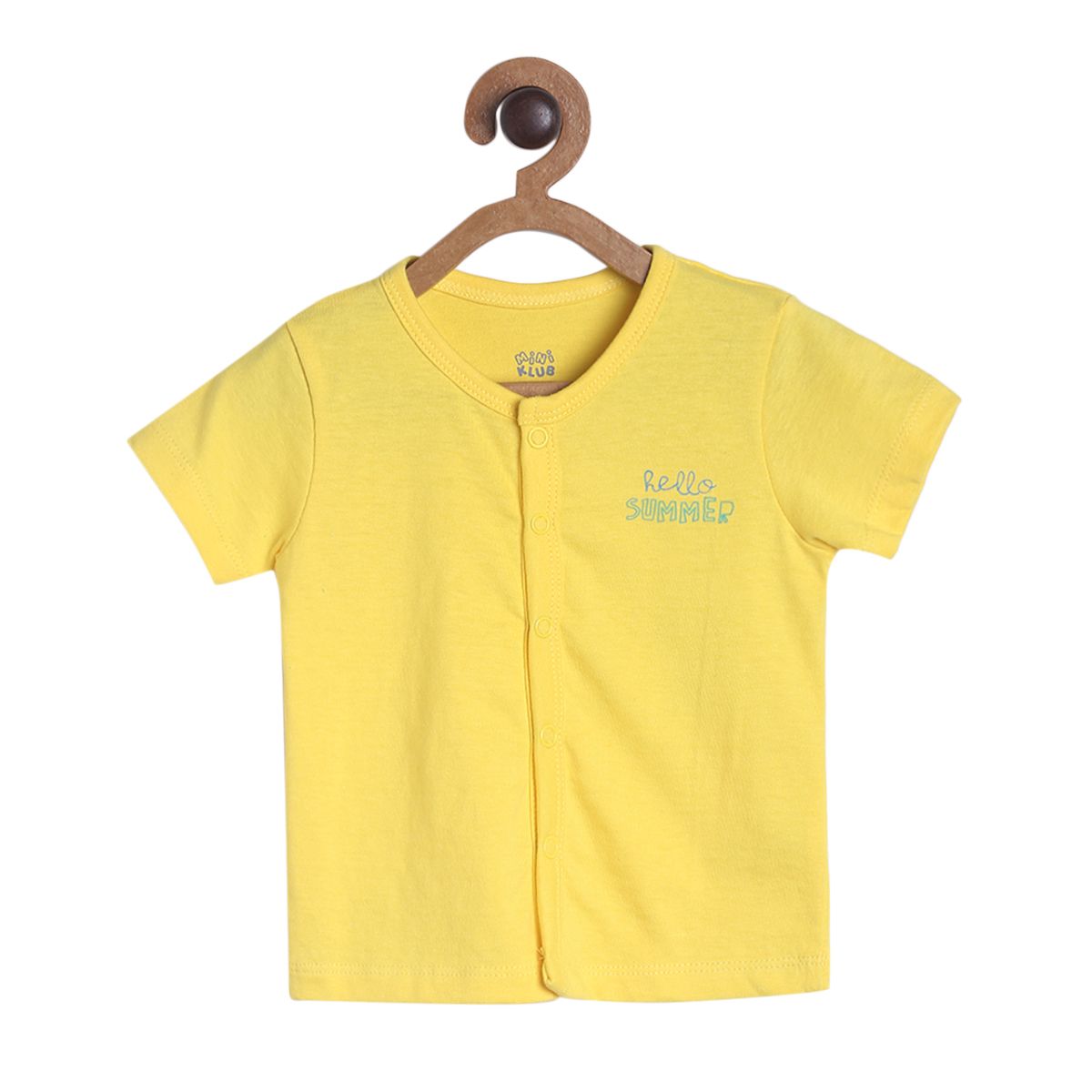 Pack of 3 front open vest - turquoise green for New Born