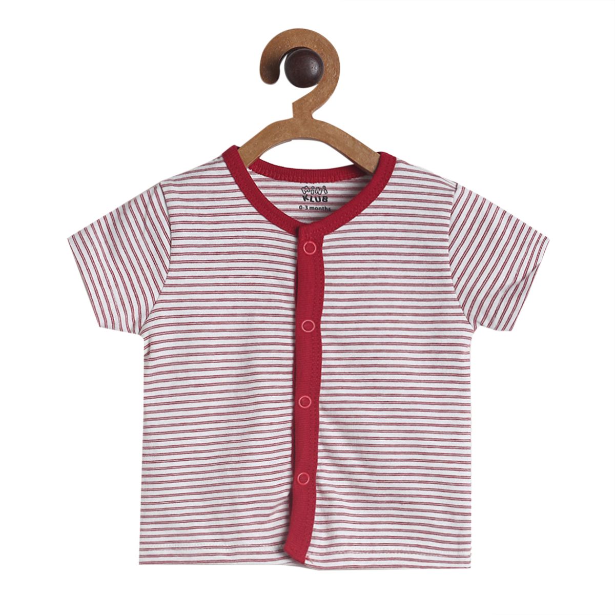 Pack of 3 front open vest - white for New Born