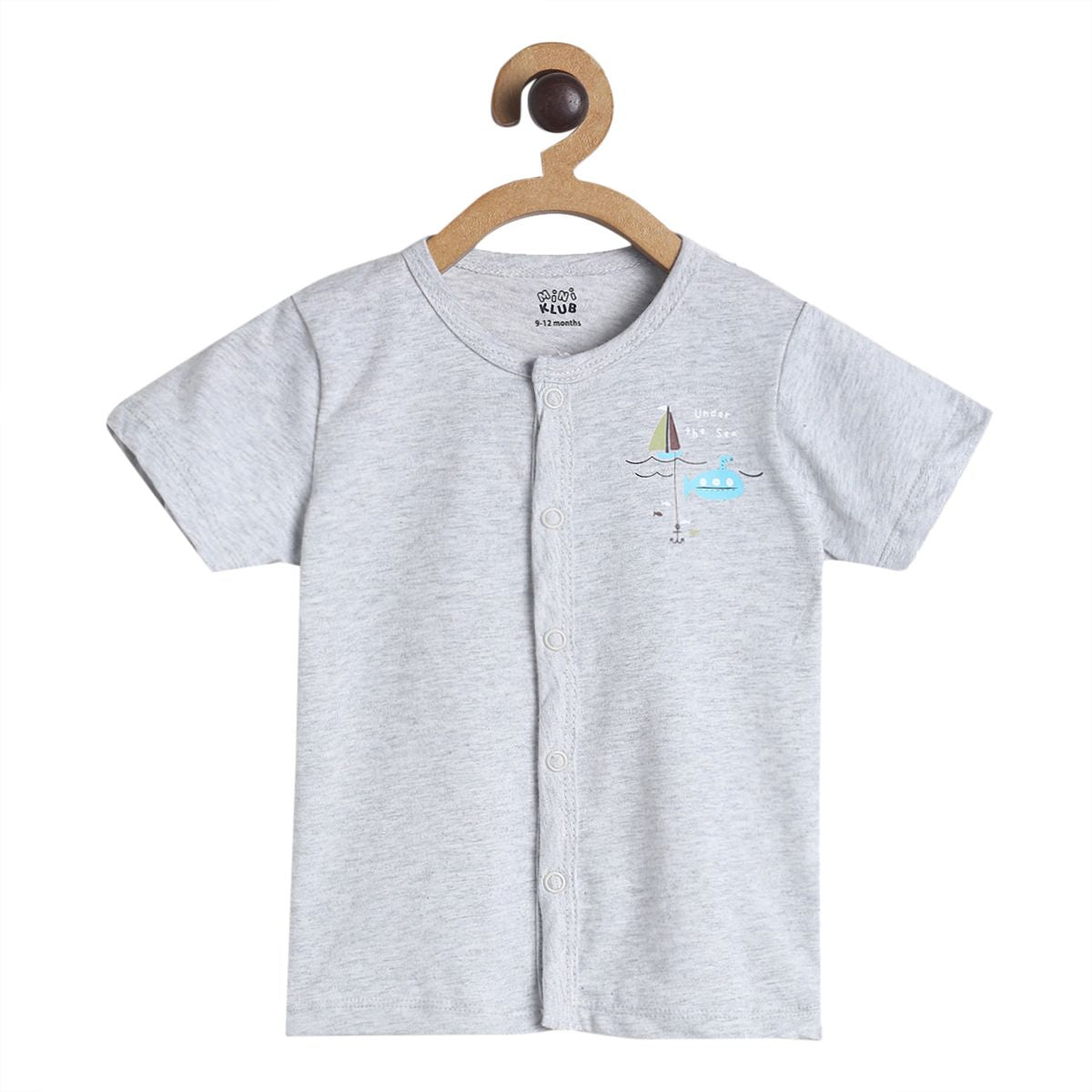Pack of 3 front open vest - white for New Born