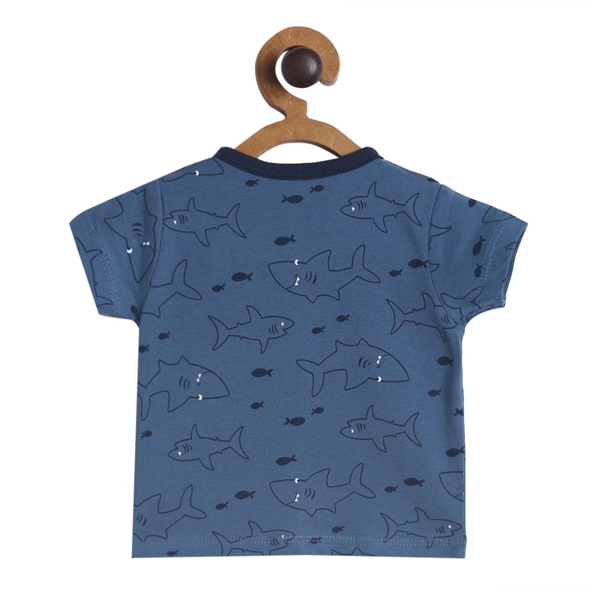 Pack of 3 front open vest - dark blue & black for New Born