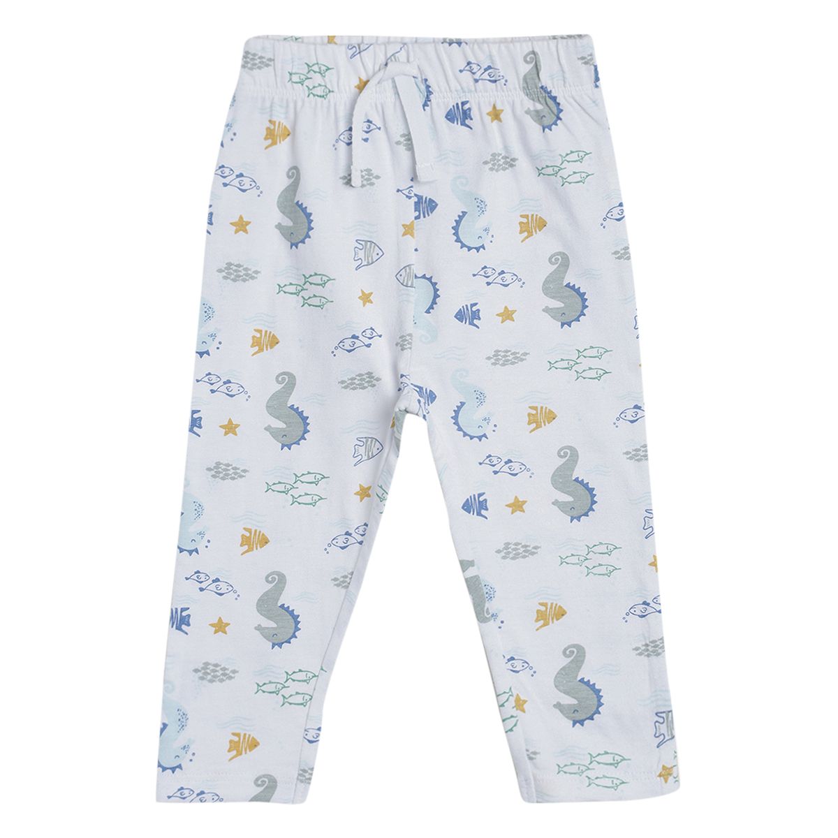 Pack of 3 knit bottom - sky blue for 0-3 Months