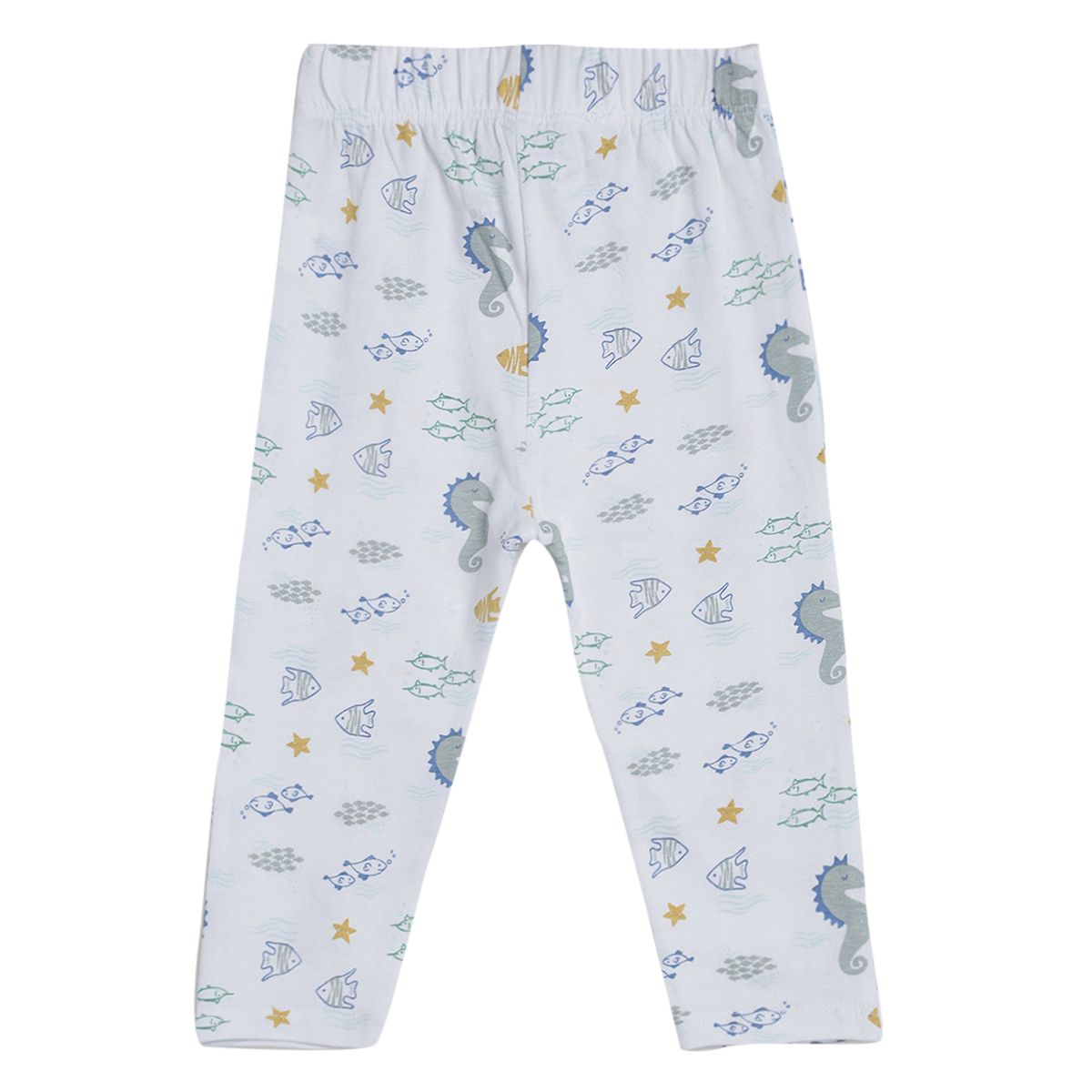 Pack of 3 knit bottom - sky blue for 0-3 Months