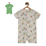 Pack of 2 romper - smoke grey for New Born