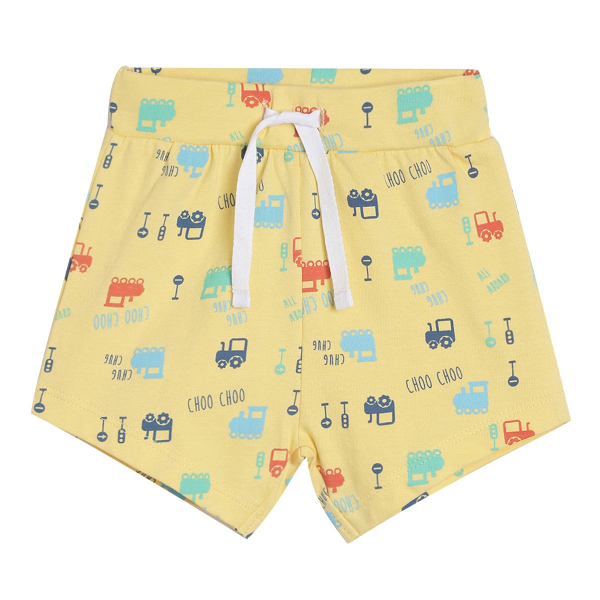Pack of 3 shorts - golden yellow for 0-3 Months