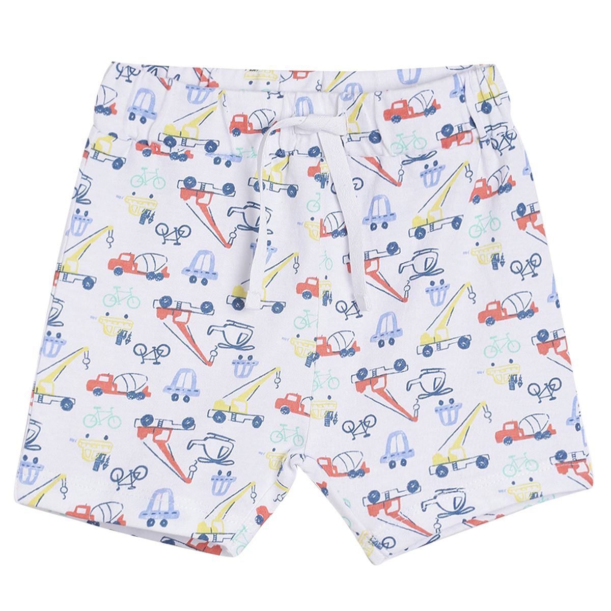 Pack of 3 shorts - white & blue for 0-3 Months