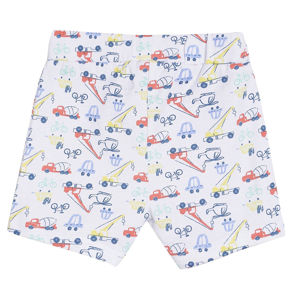 Pack of 3 shorts - white & blue for 0-3 Months