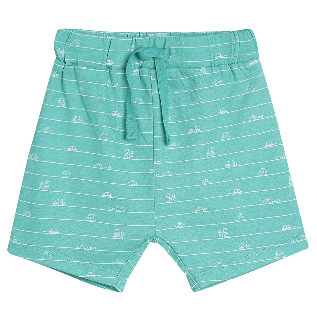Pack of 3 shorts - white & blue for 0-3 Months
