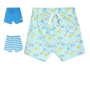 Boys Multicolor Pack Of 3 Shorts