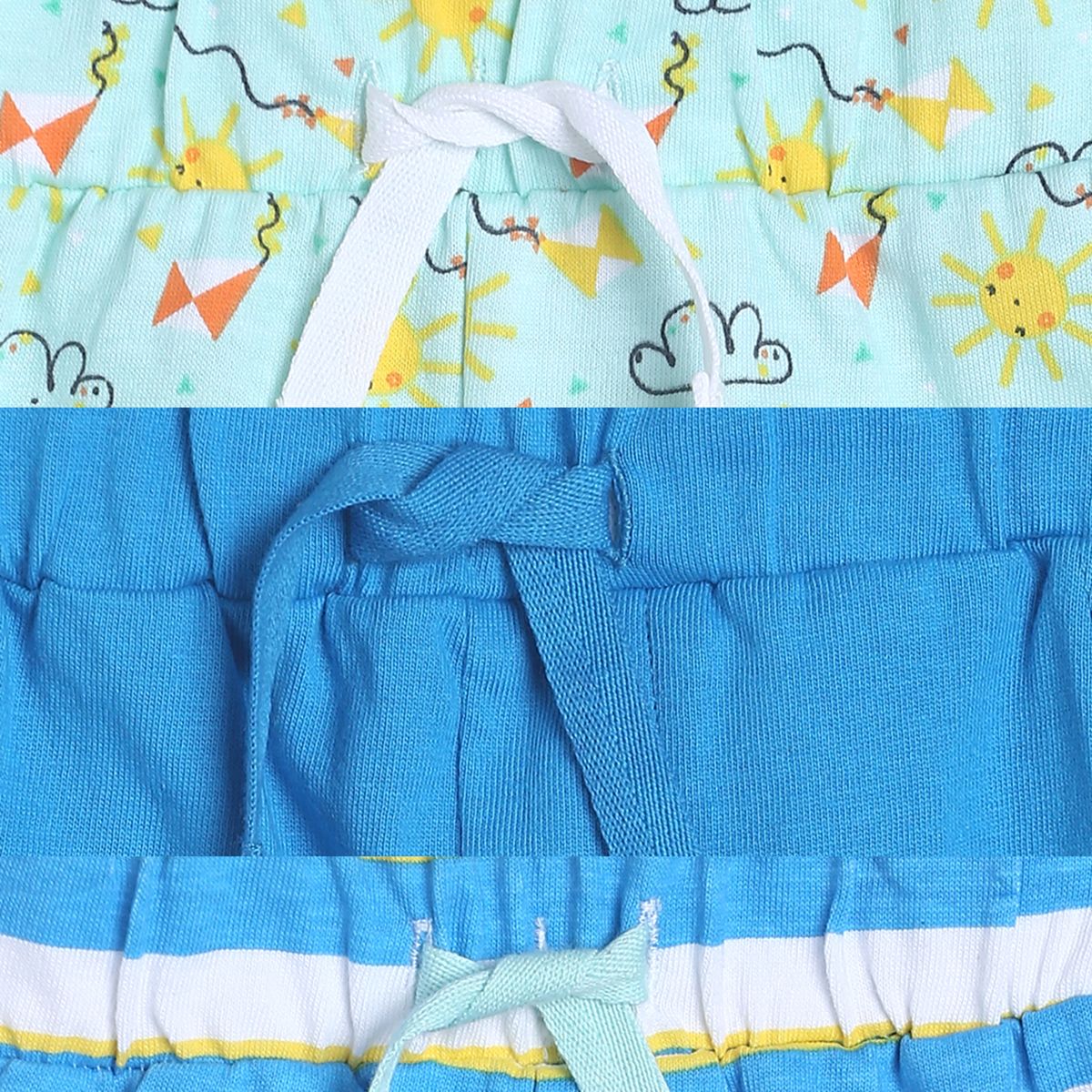 Boys Multicolor Pack Of 3 Shorts