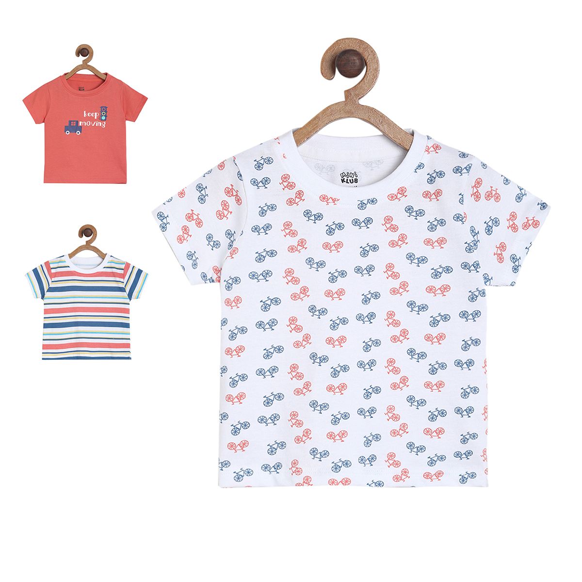 Pack of 3 t-shirt - white for 0-3 Months