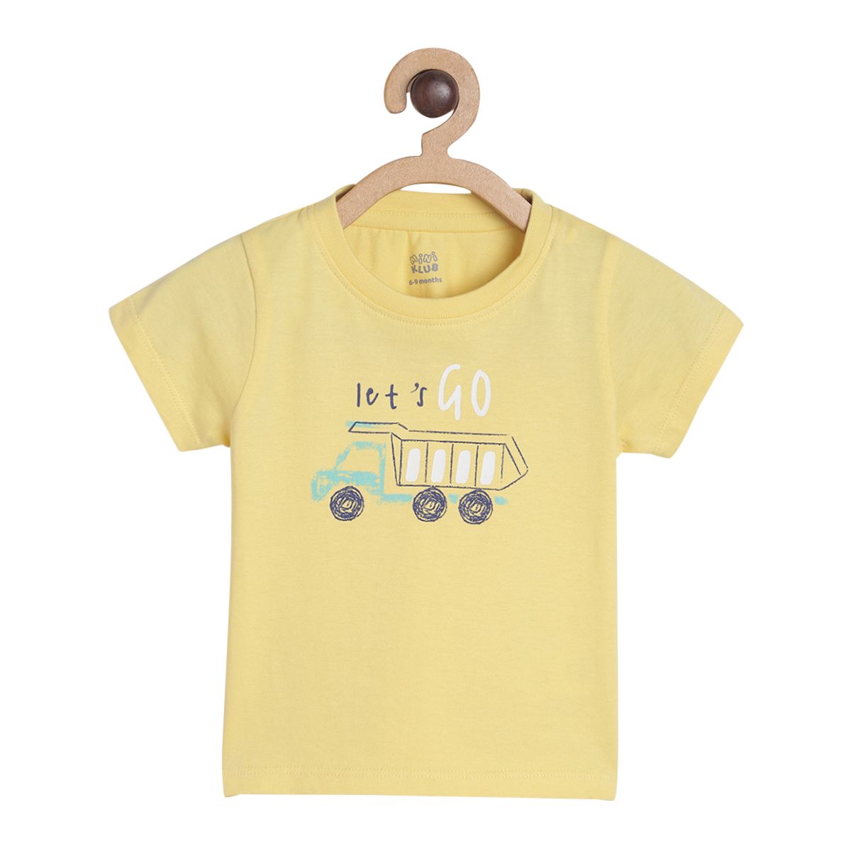 Pack of 3 t-shirt - mango yellow for 0-3 Months