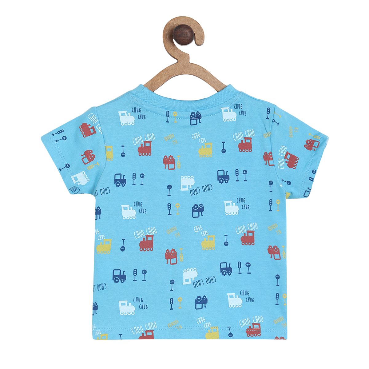 Pack of 3 t-shirt - skyblue for 0-3 Months