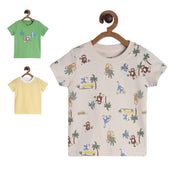 Pack of 3 t-shirt - lightgray for 0-3 Months