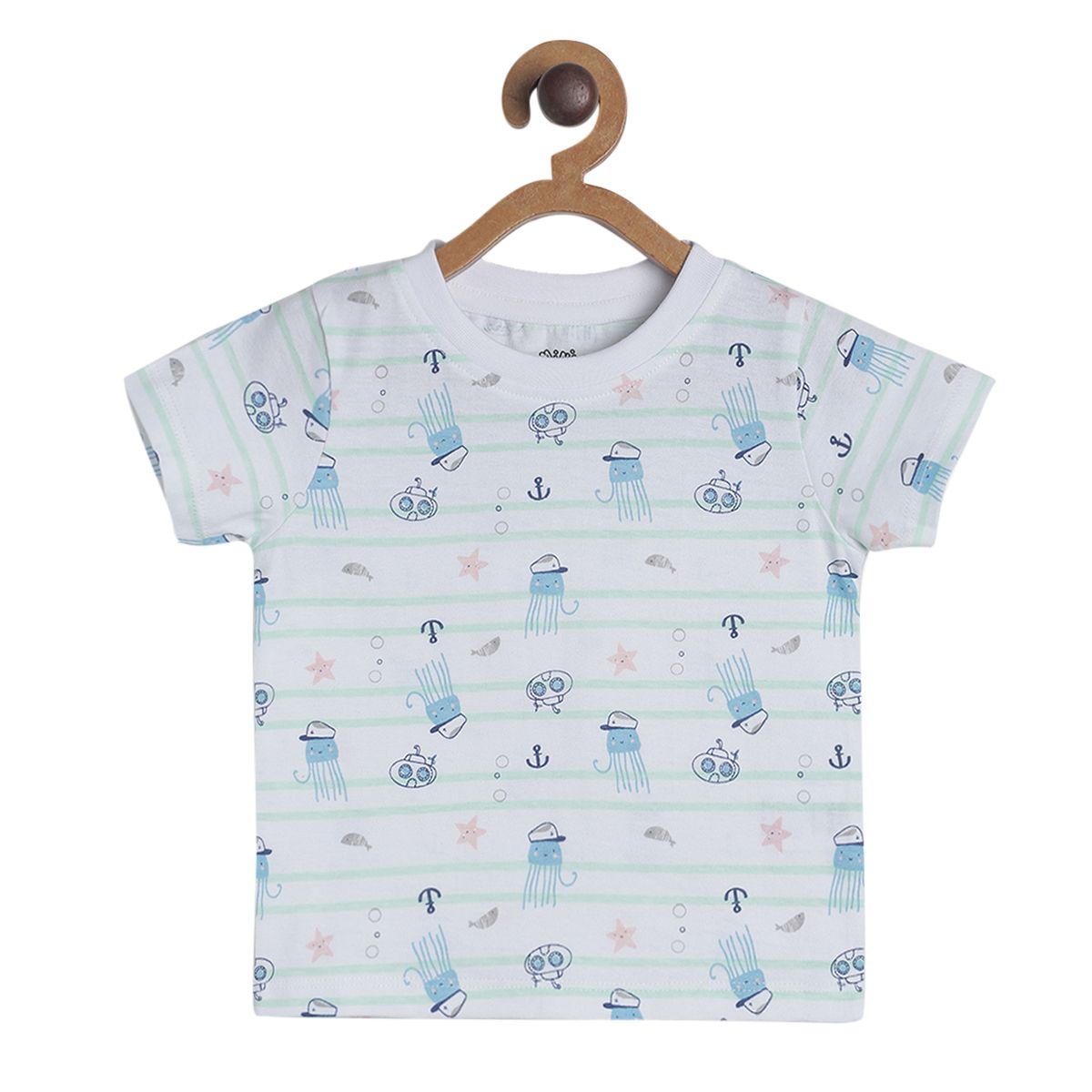 Pack of 3 t-shirt - light blue for 0-3 Months