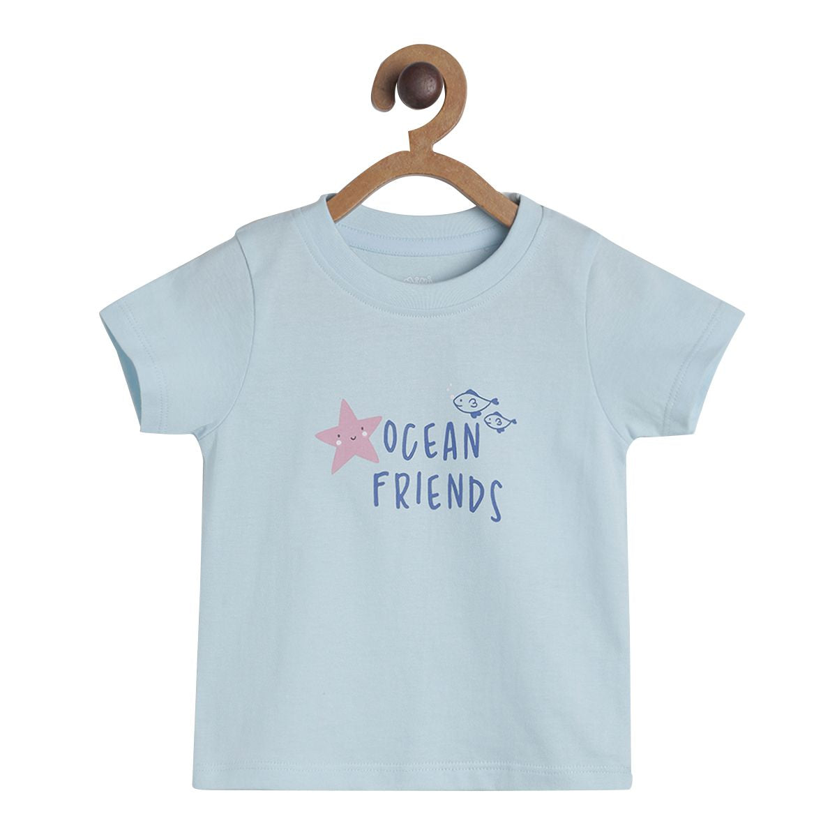 Pack of 3 t-shirt - light blue for 0-3 Months