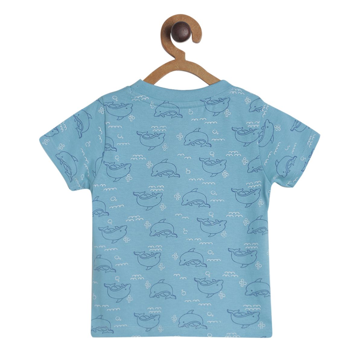 Pack of 3 t-shirt - medium blue for 0-3 Months