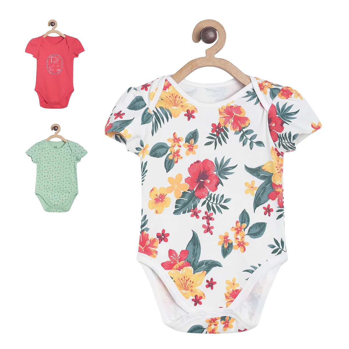 Pack of 3 bodysuit - white for New Born