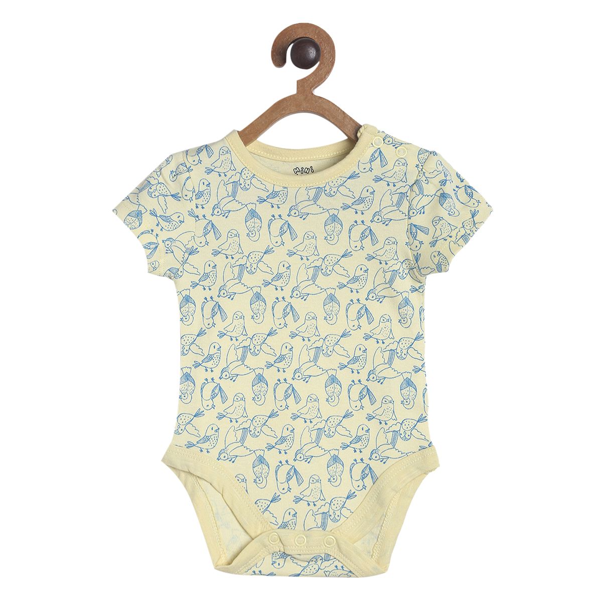 Pack of 3 bodysuit - white & blue for New Born