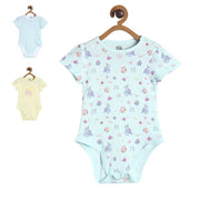 Pack of 3 bodysuit - sky blue for New Born