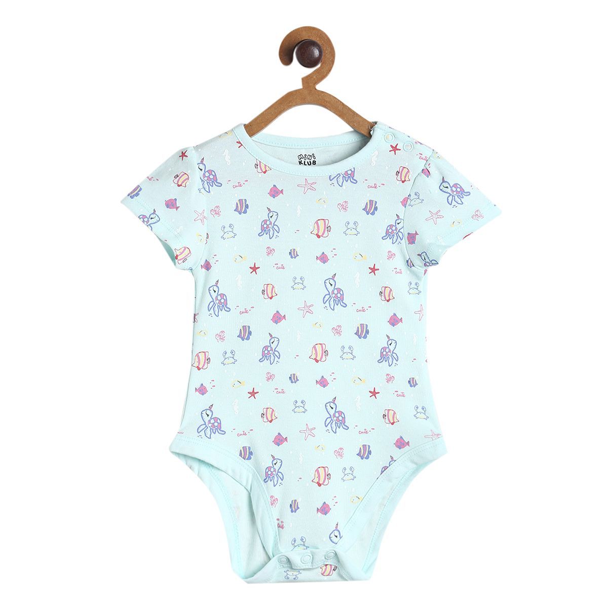 Pack of 3 bodysuit - sky blue for New Born