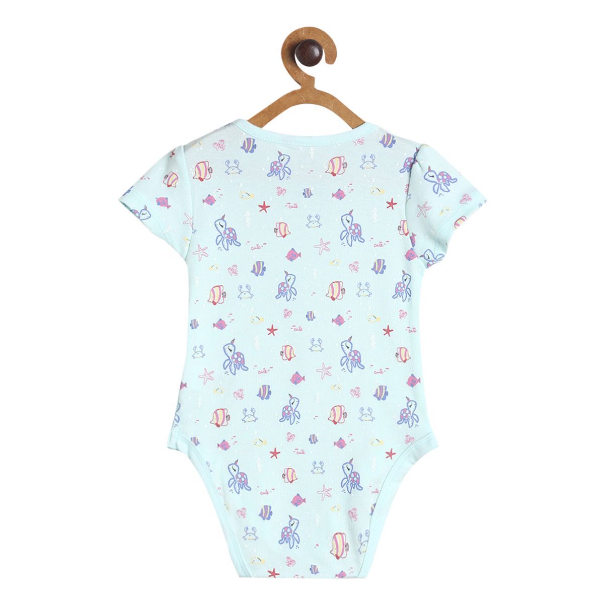 Pack of 3 bodysuit - sky blue for New Born