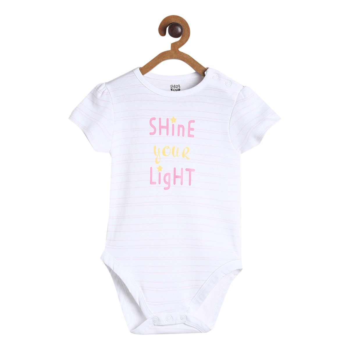Pack of 3 bodysuit - baby pink & pink for New Born