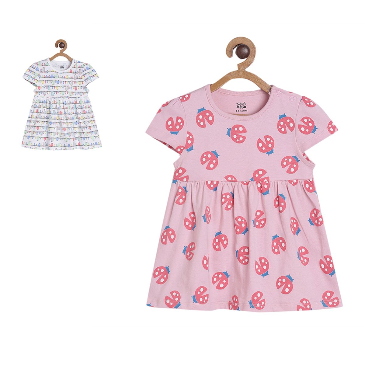 Pack of 2 knit dress - light purple for 0-3 Months