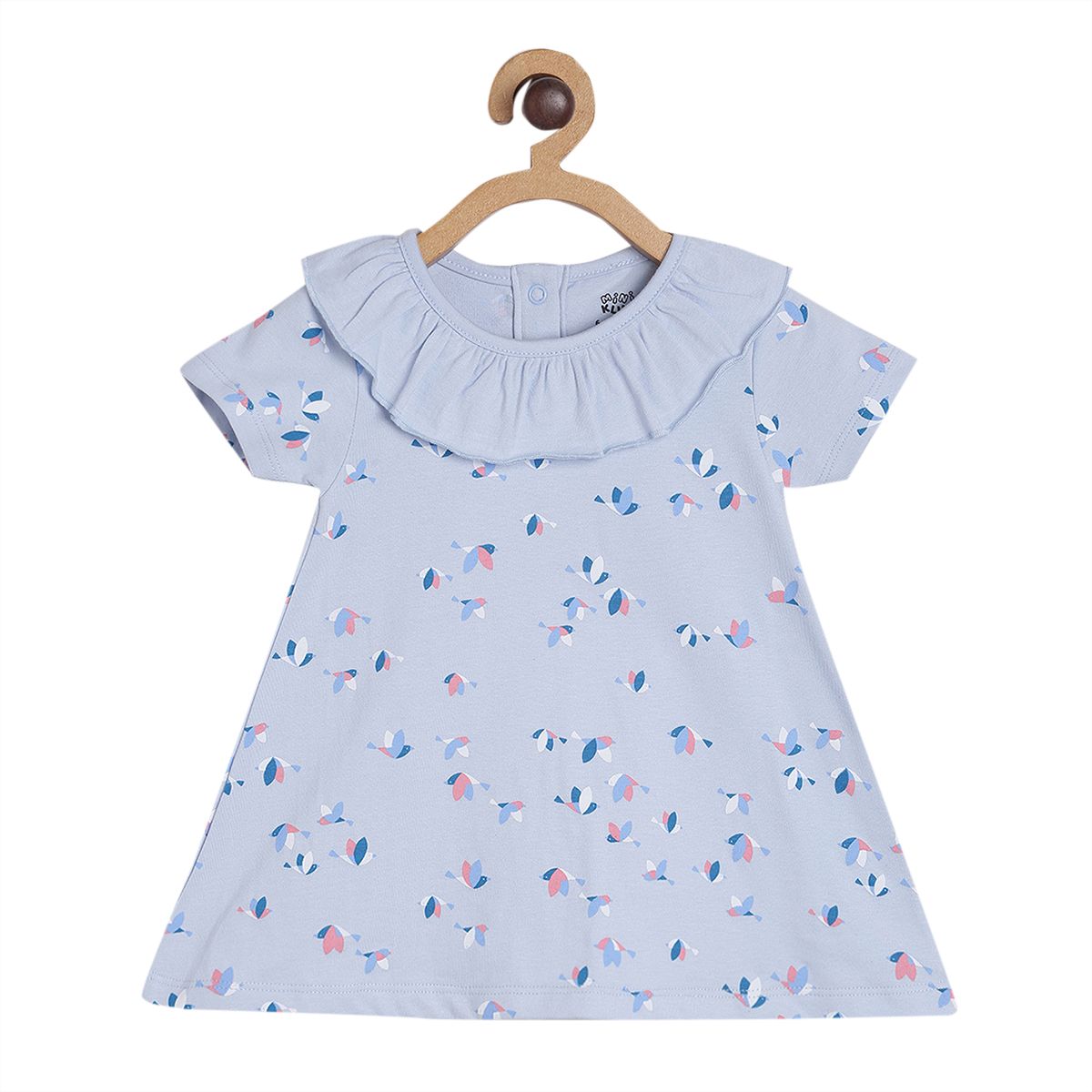 Pack of 2 knit dress - sky blue for 0-3 Months