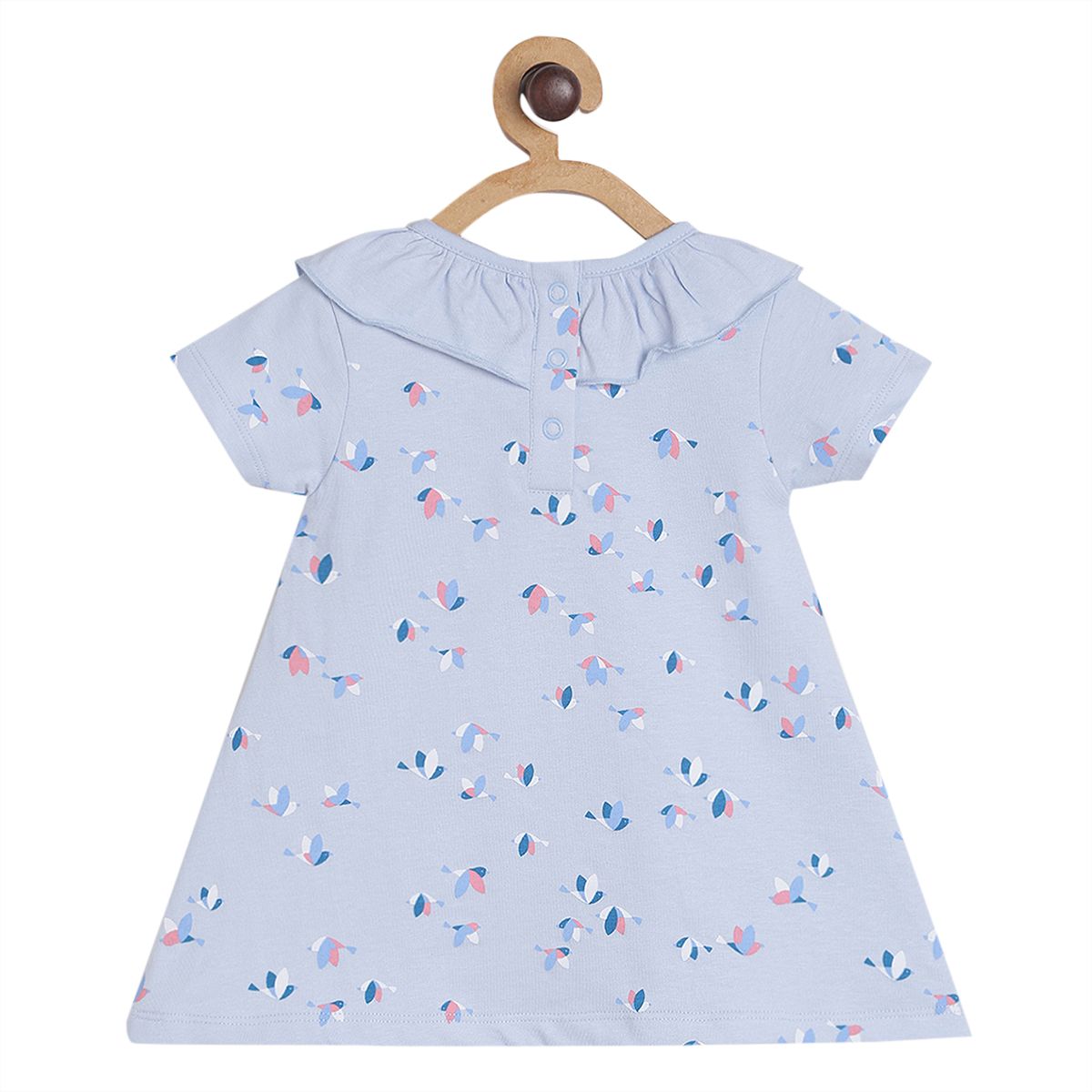 Pack of 2 knit dress - sky blue for 0-3 Months