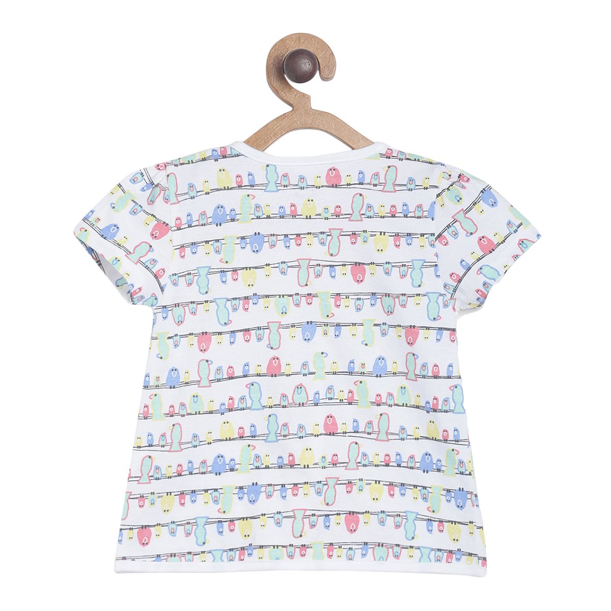 Pack of 3 front open vest - white & blue for New Born