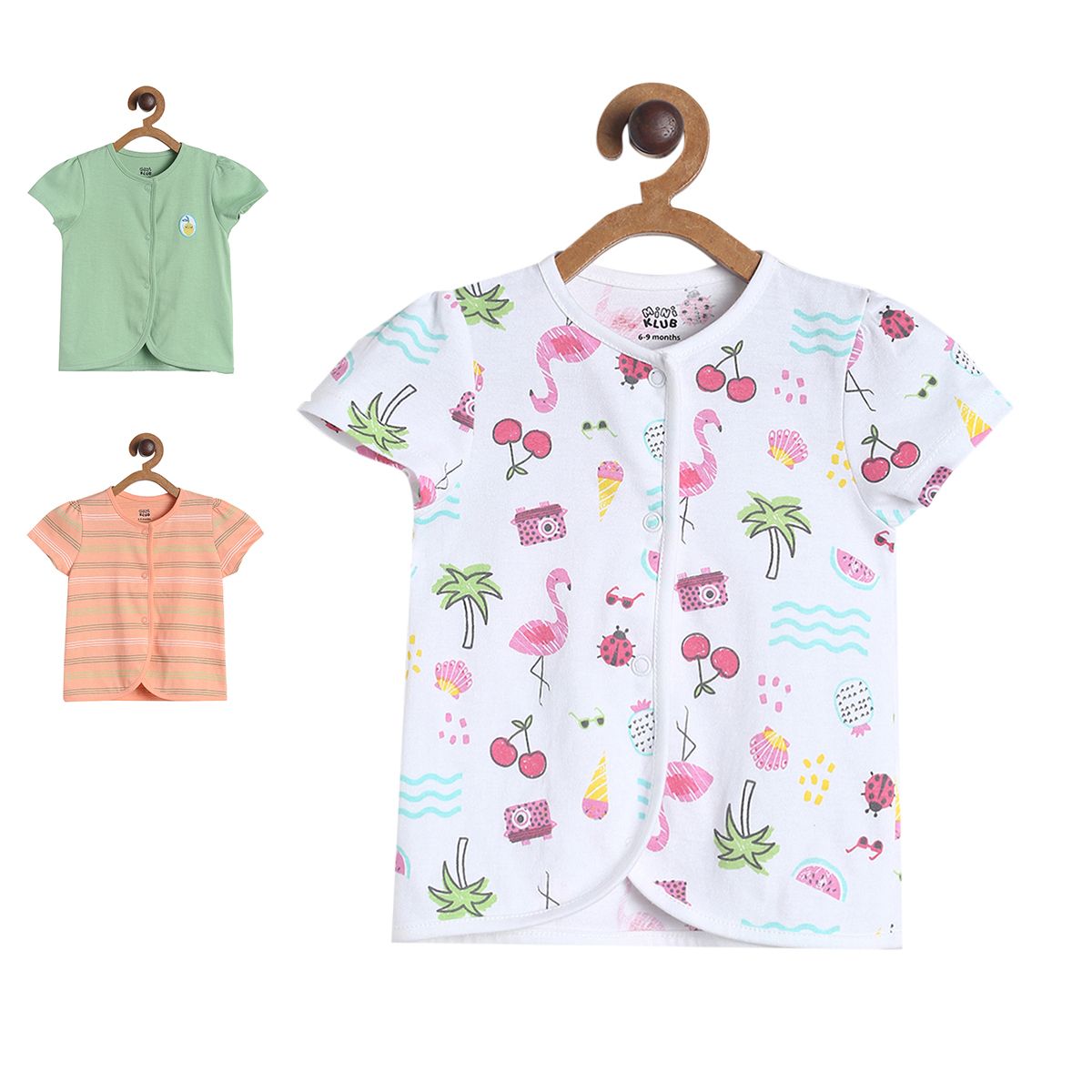 Girls Multi Front Open Vest
