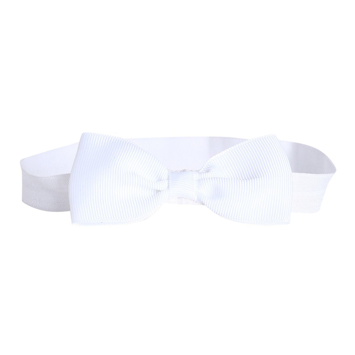 Girls White, Pink & Navy Blue Bow Hair Band Set of 3 Fashion Hair Accessories