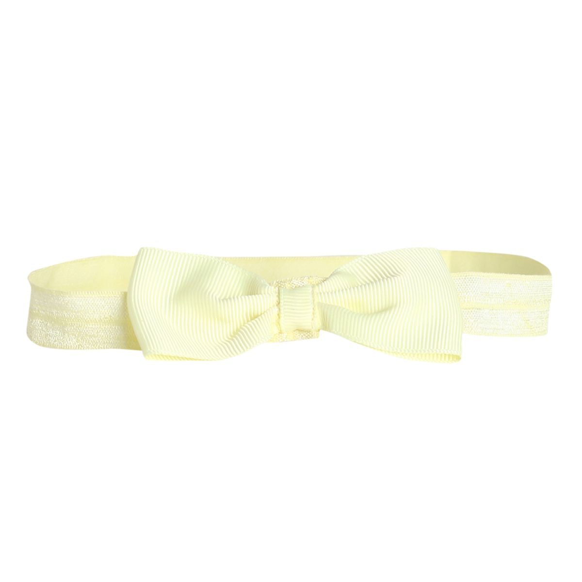 Girls Yellow, Navy Blue & Pink Bow Hair Band Set of 3 Fashion Hair Accessories