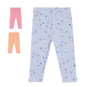 Pack of 3 legging - light blue for 0-3 Months