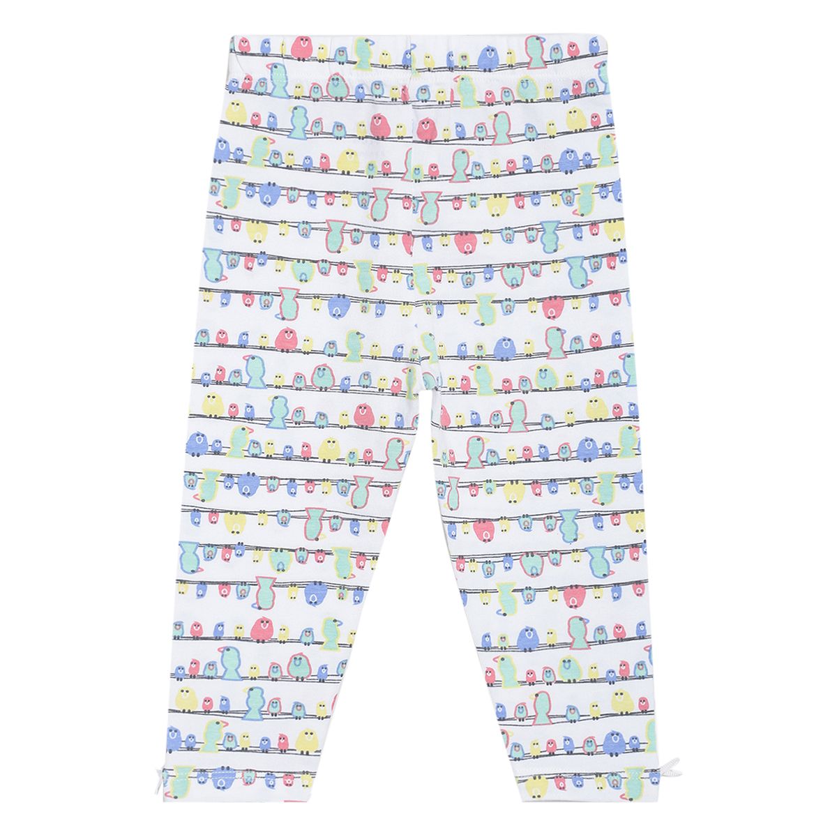 Pack of 3 legging - white & blue for 0-3 Months