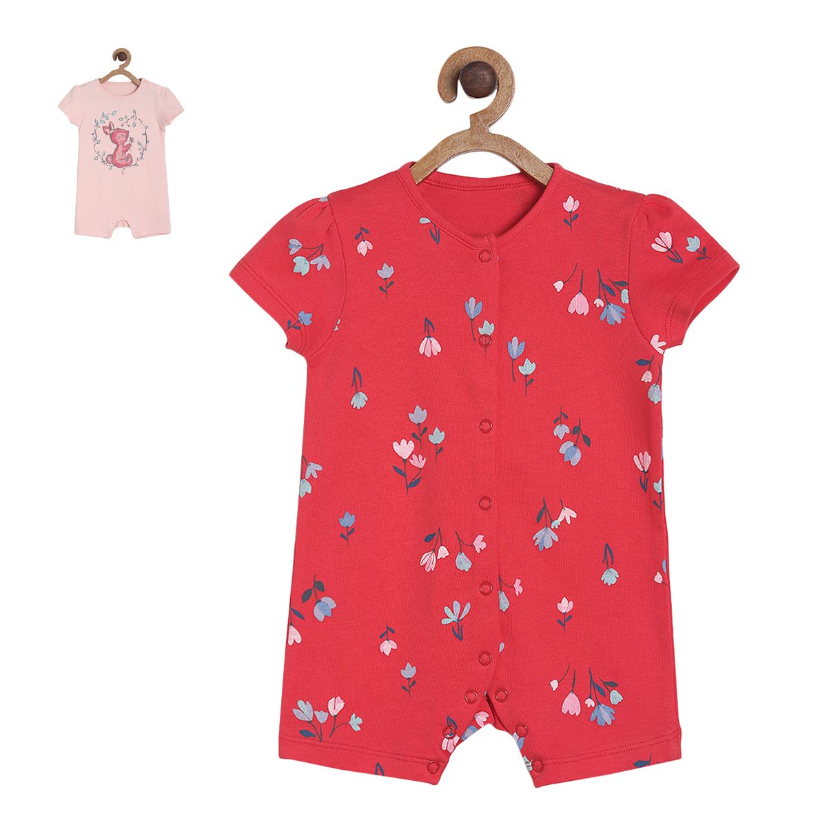 Pack of 2 romper - red for New Born