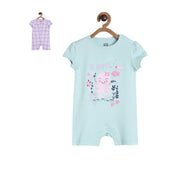 Pack of 2 romper - sky blue for New Born