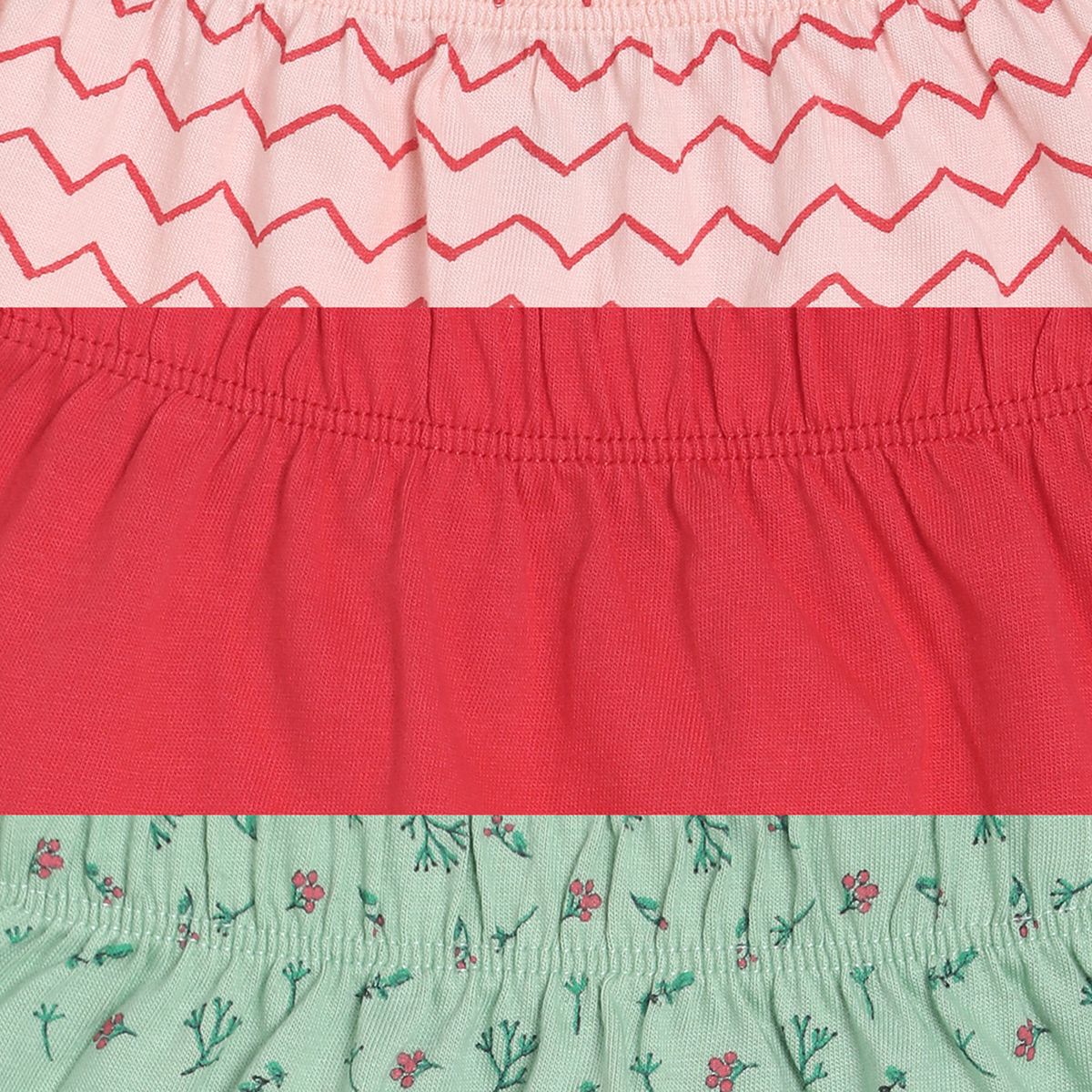 Pack of 3 shorts - baby pink & pink for 0-3 Months