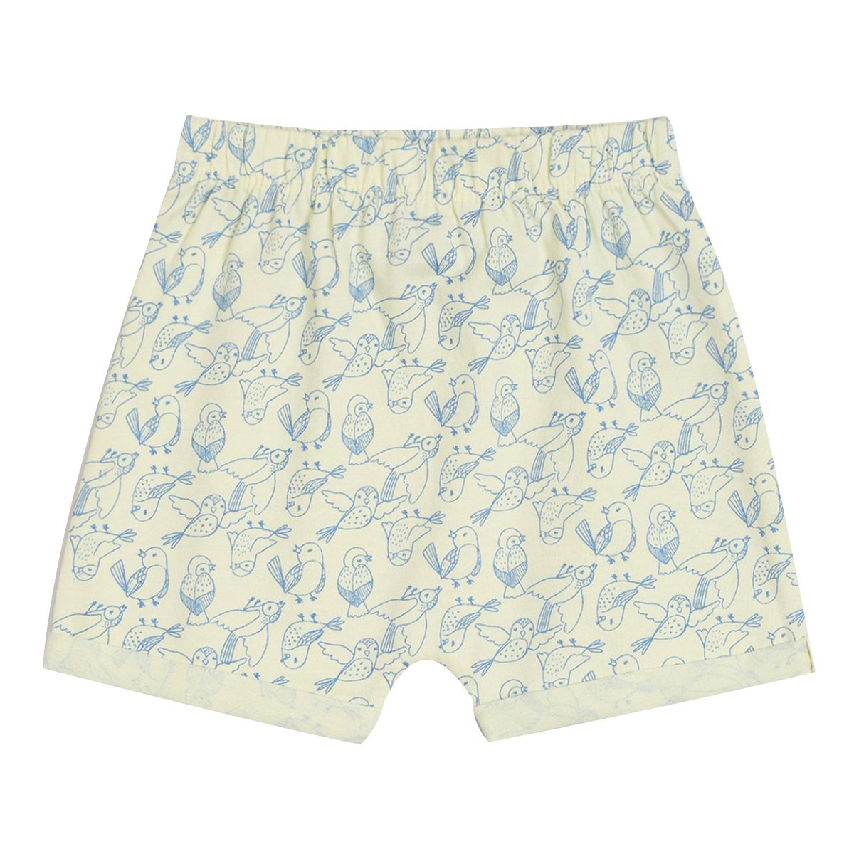 Pack of 3 shorts - white & green for 0-3 Months